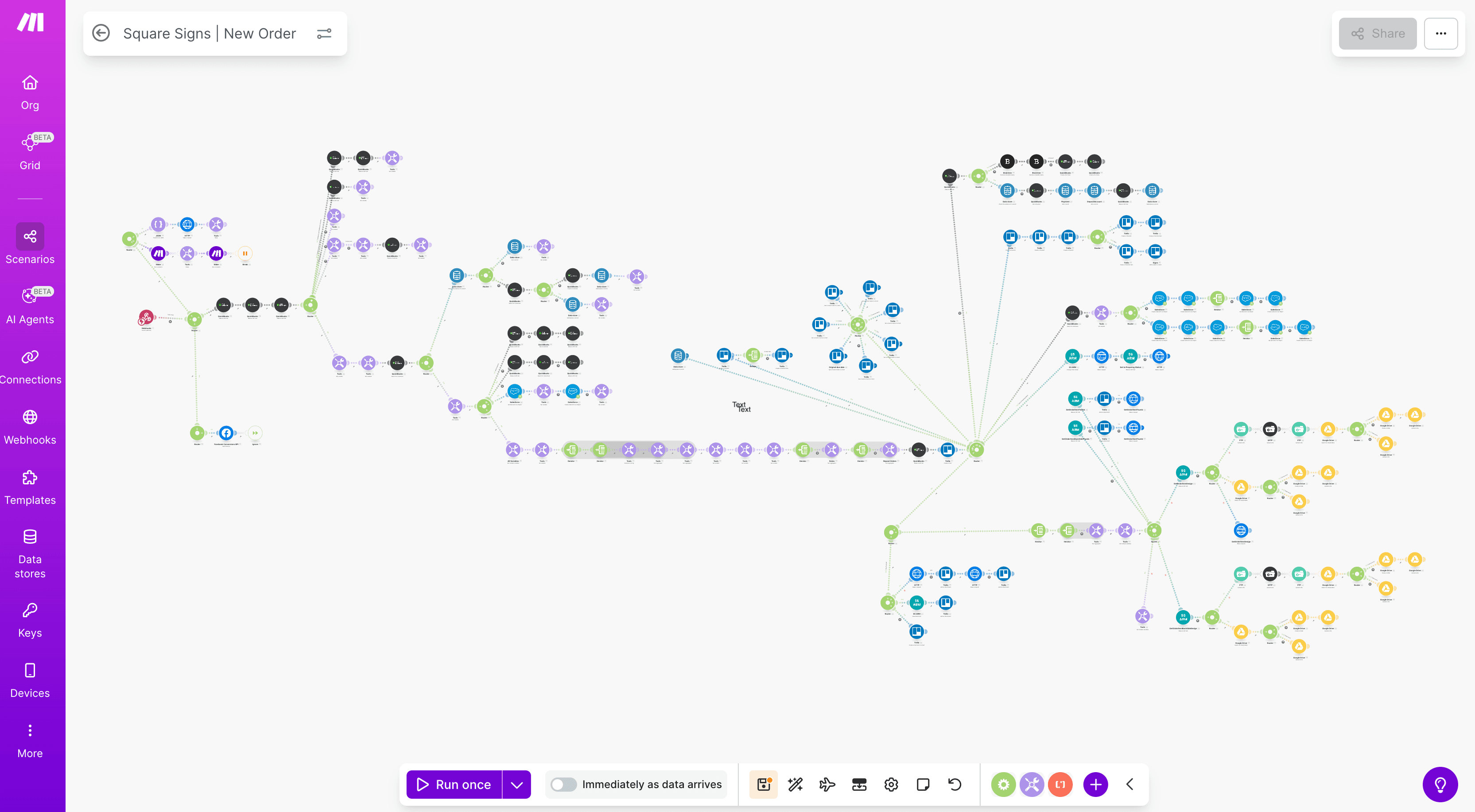 Square Signs scenario base