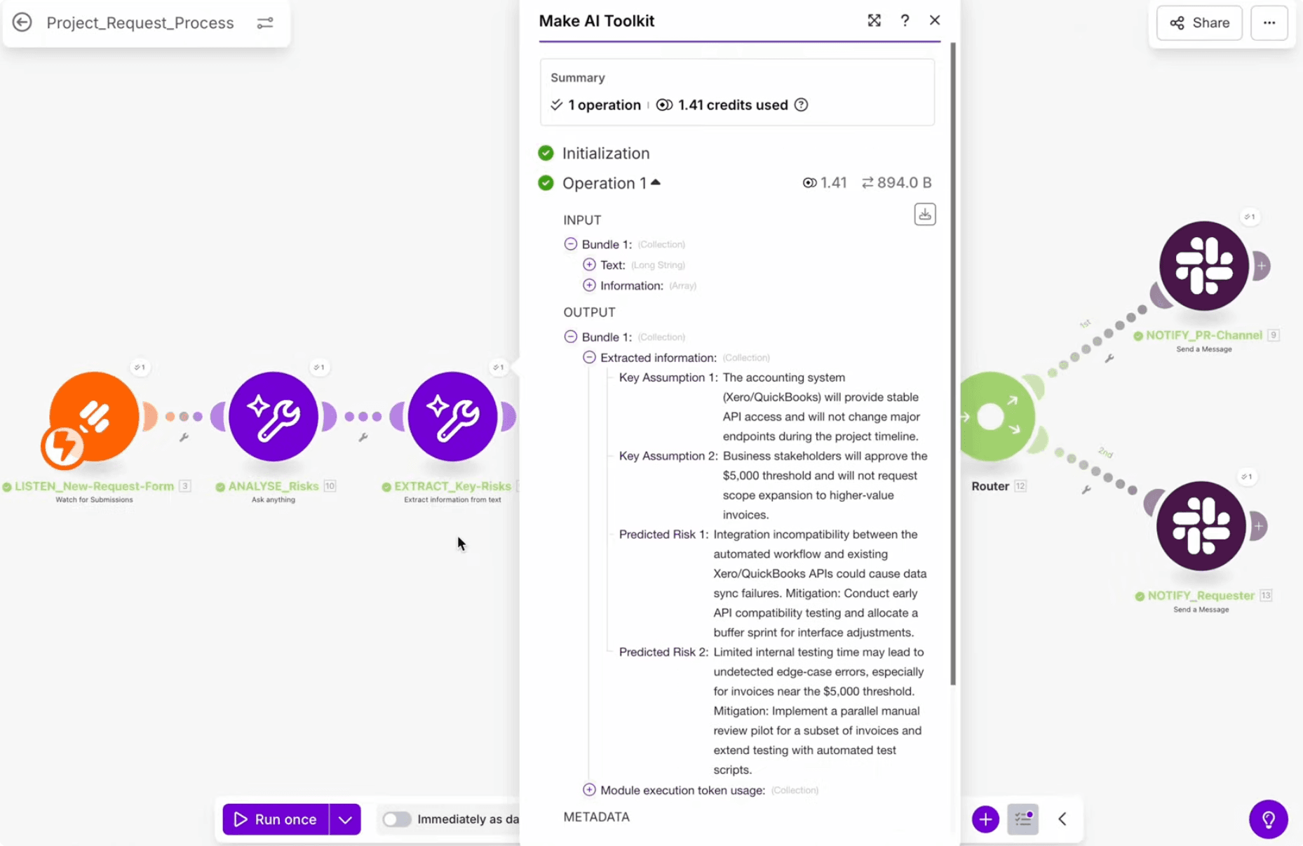 UCV project intake 3