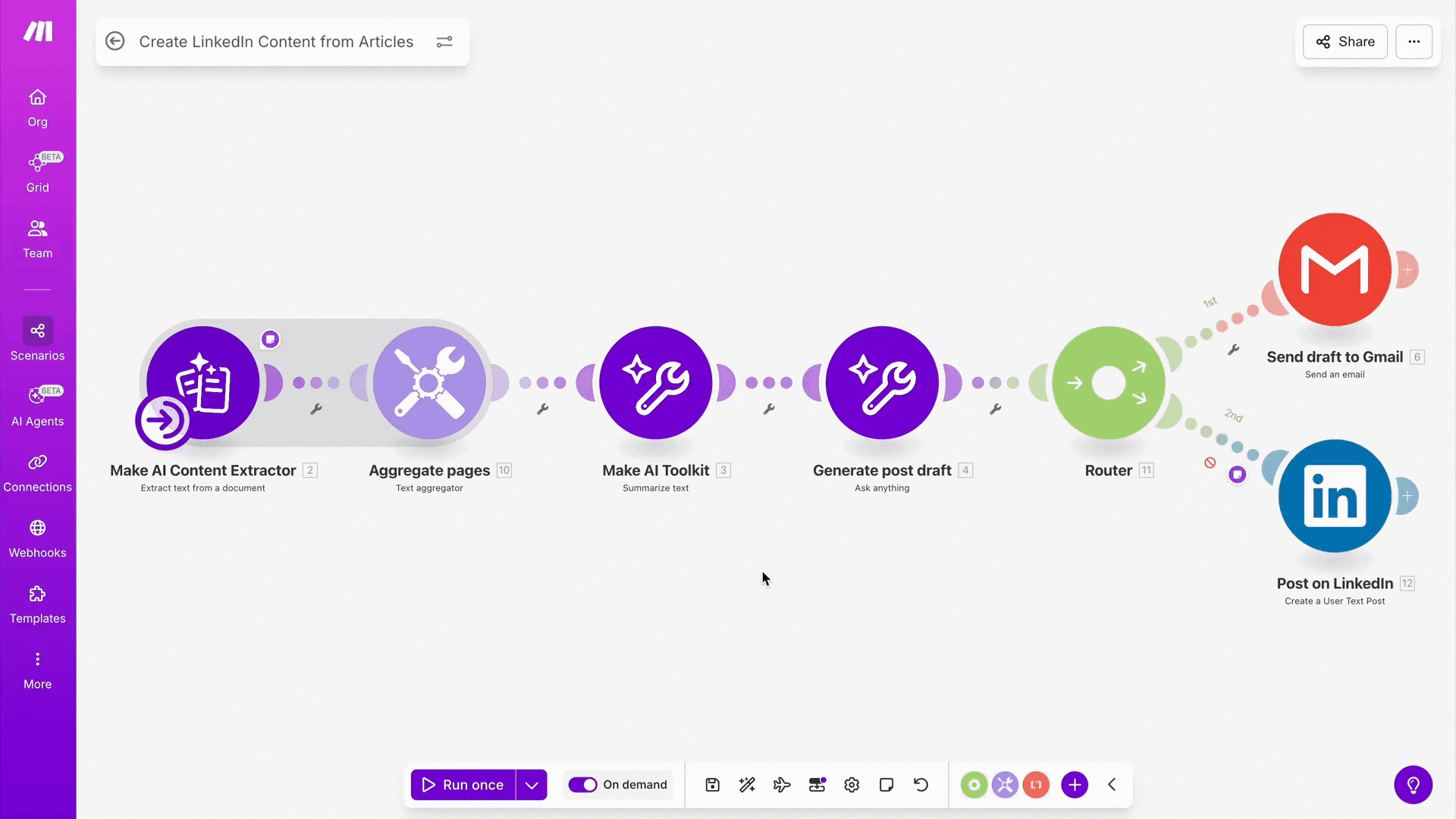 Scenario Sharing - how to