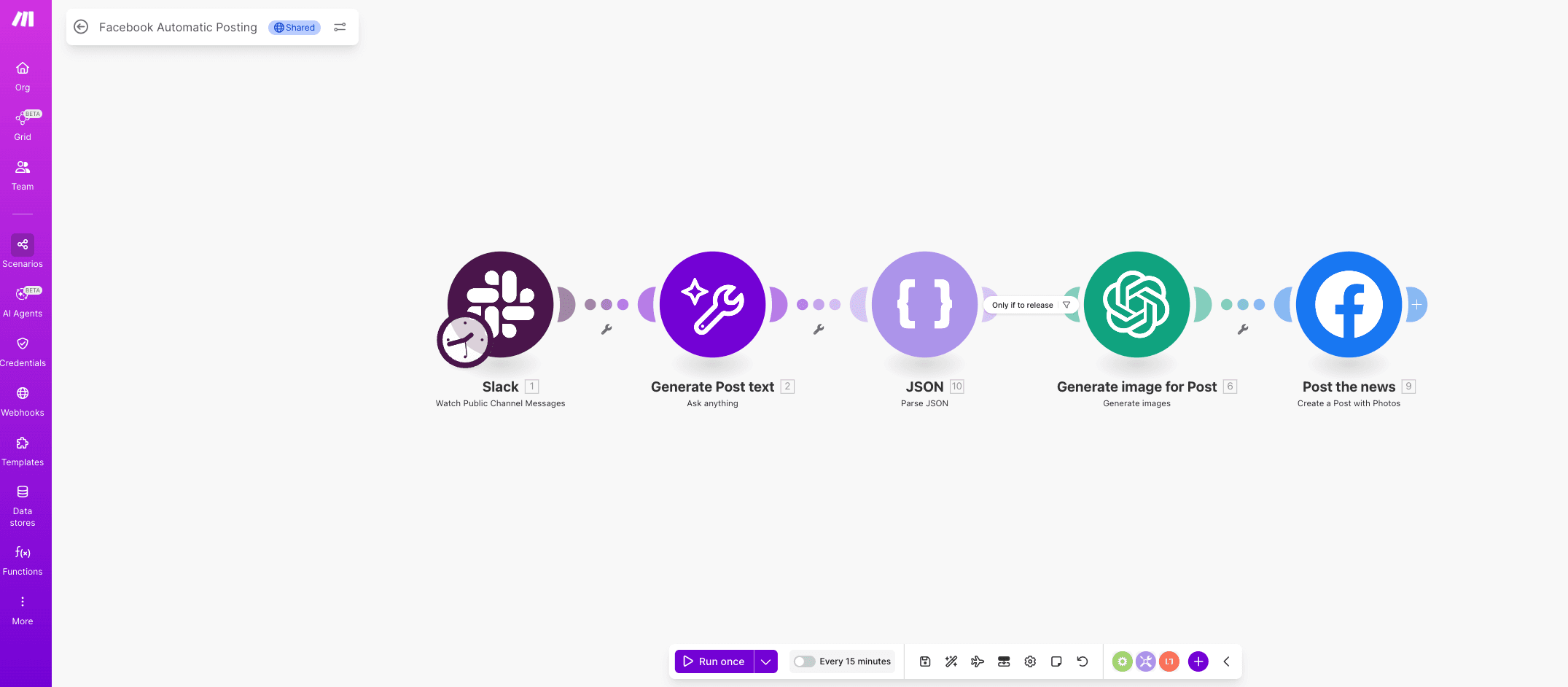UCV_Automating social posts_Scenario 2