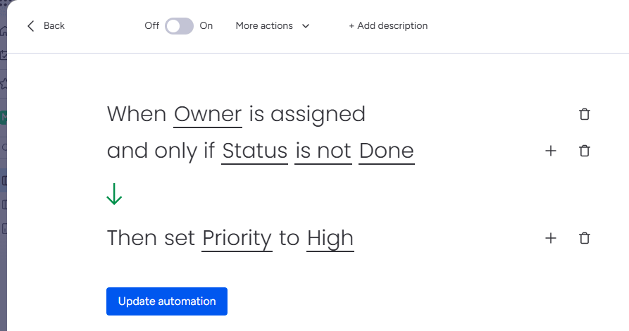 monday.com automation example