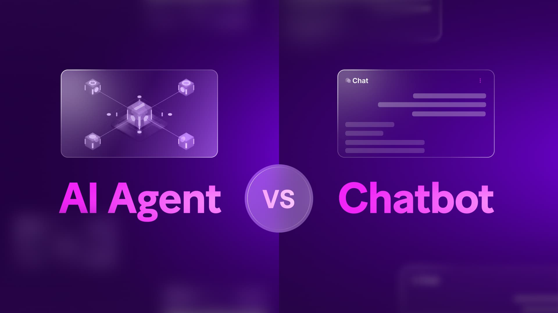AI Agent vs chatbot