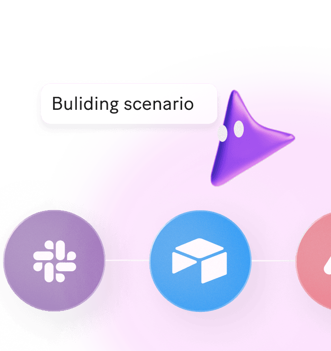 Maia building out a scenario automatically