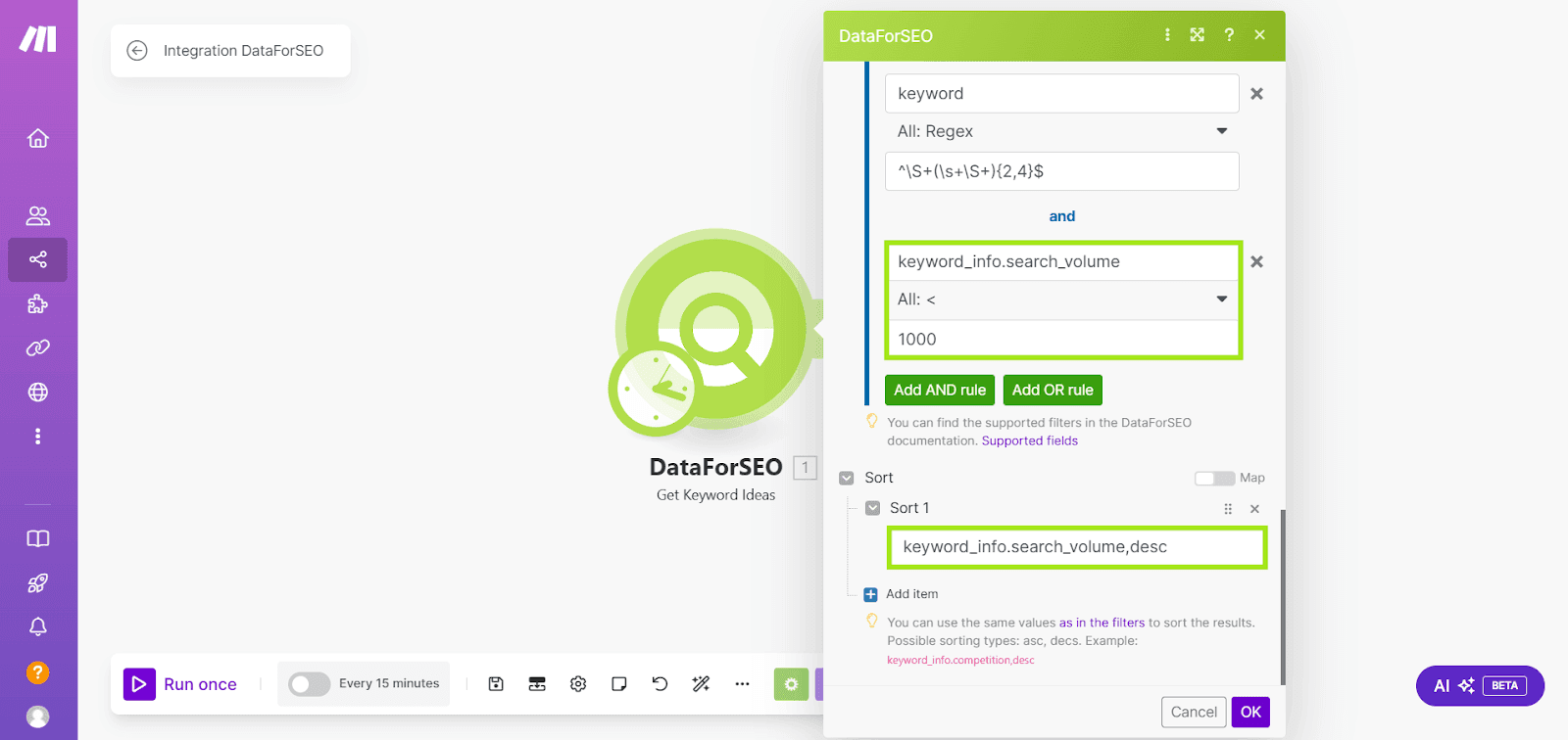 keyword automation 5