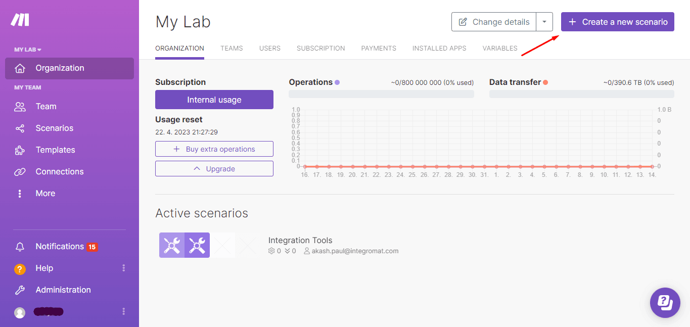 new scenario in make